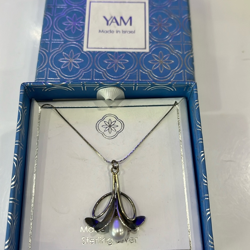 YAM MADE IN ISREAL BRAND NEW DESIGNER STAMPED 925 STERLING APROX 16in BRAND NEW
